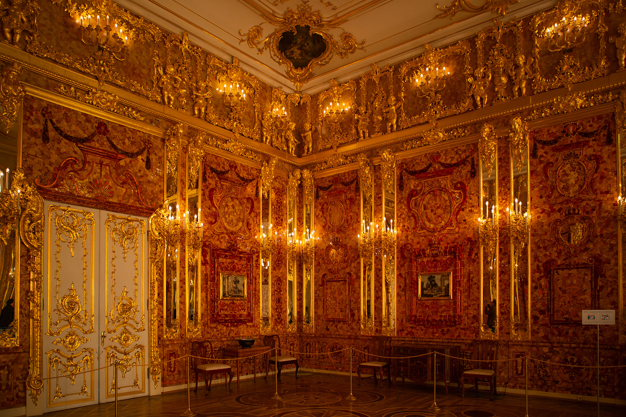 Katharinenpalast St. Petersburg Bernsteinzimmer